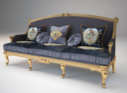 Design couch cushions sofa sofas 3-seat three-seater fabric sofa living room Italy